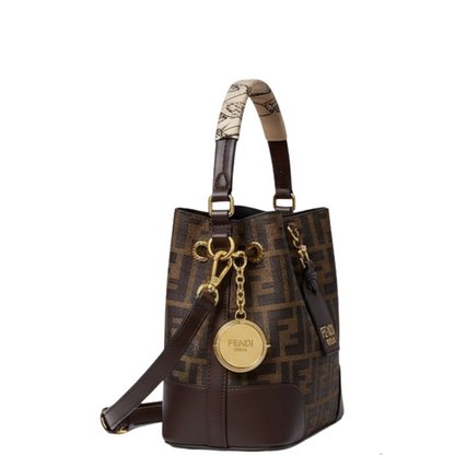 Fendi Boston 365 Medium Brown Black