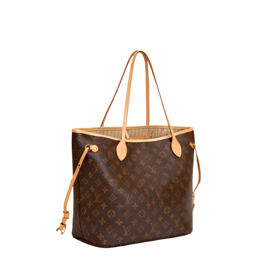 Louis Vuitton Neverfull Tote Brown Hand Bag