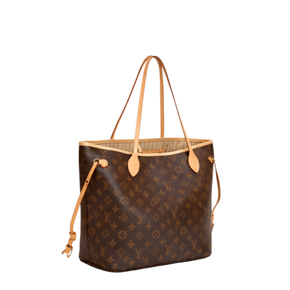 Louis Vuitton Neverfull Tote Brown Hand Bag