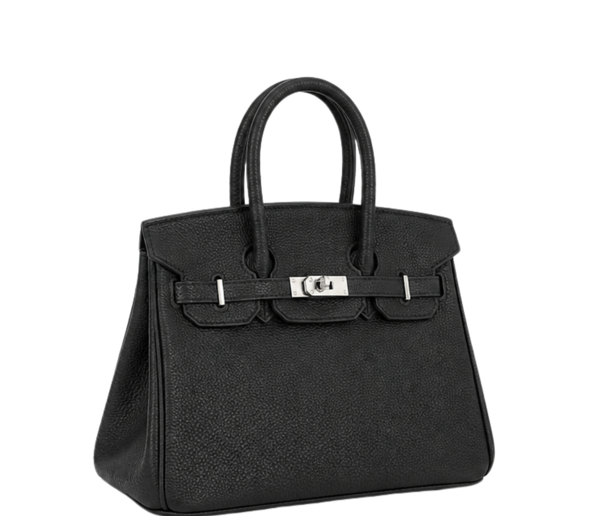 Hermès Bag _ Birkin 25 Black Sliver Lock