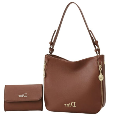 Dior D-Journey Bag Brown Leather