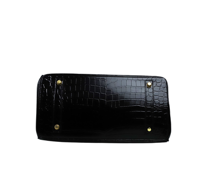 Hermès Bag _ Birkin 35 Crocodile Black Gold Lock