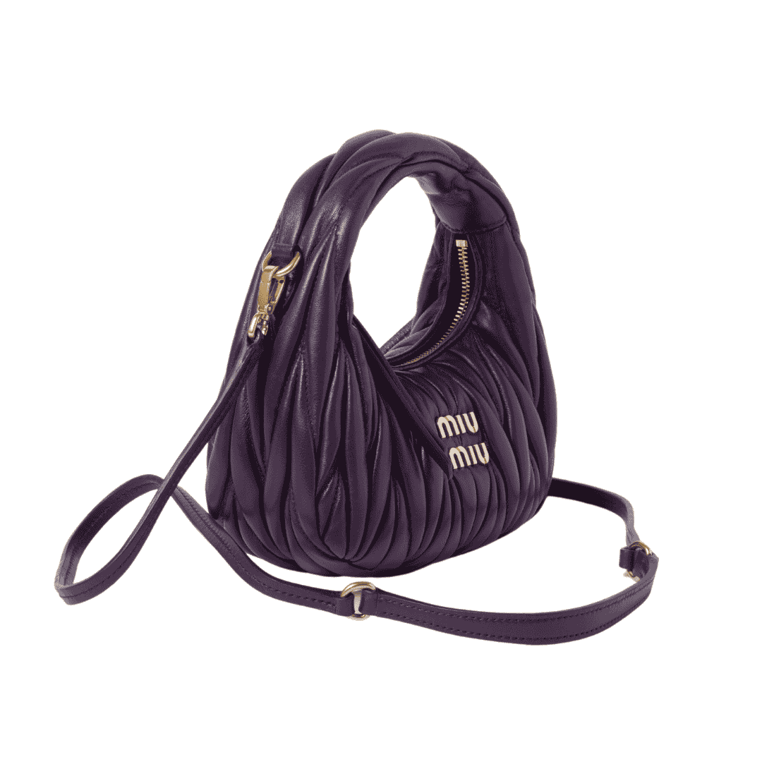 Wander Matelassé Nappa Leather Hobo Mini-Bag