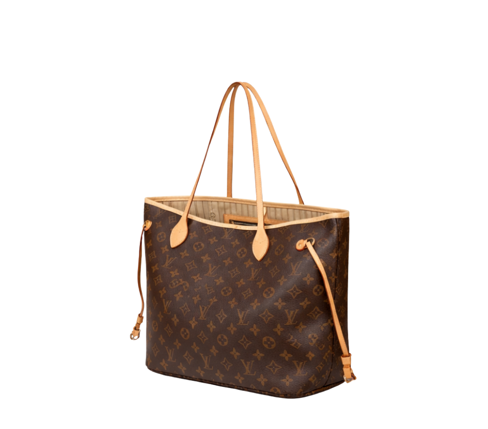Louis Vuitton Neverfull Tote Brown Hand Bag
