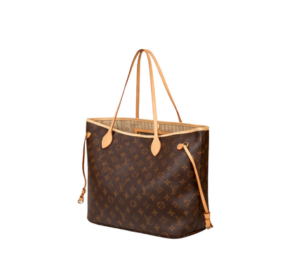 Louis Vuitton Neverfull Tote Brown Hand Bag