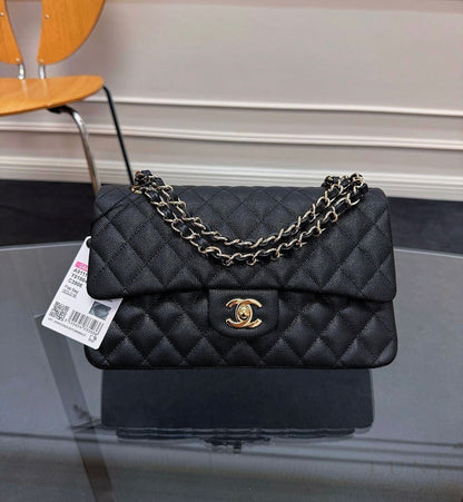 Chanel Classic Flap Bag Black Calfskin