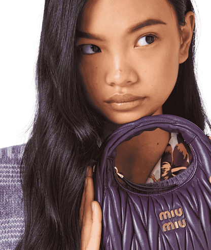 Wander Matelassé Nappa Leather Hobo Mini-Bag