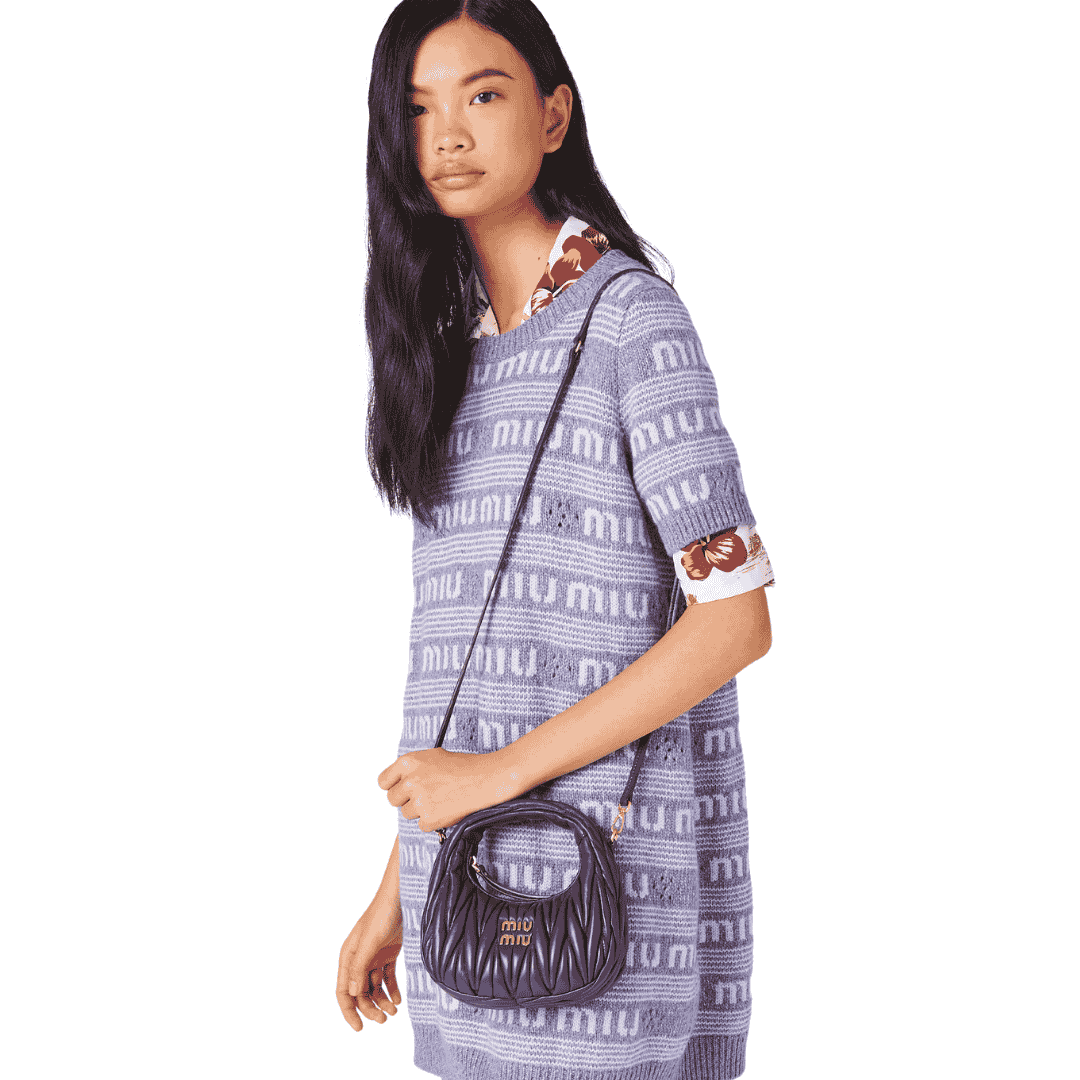 Wander Matelassé Nappa Leather Hobo Mini-Bag