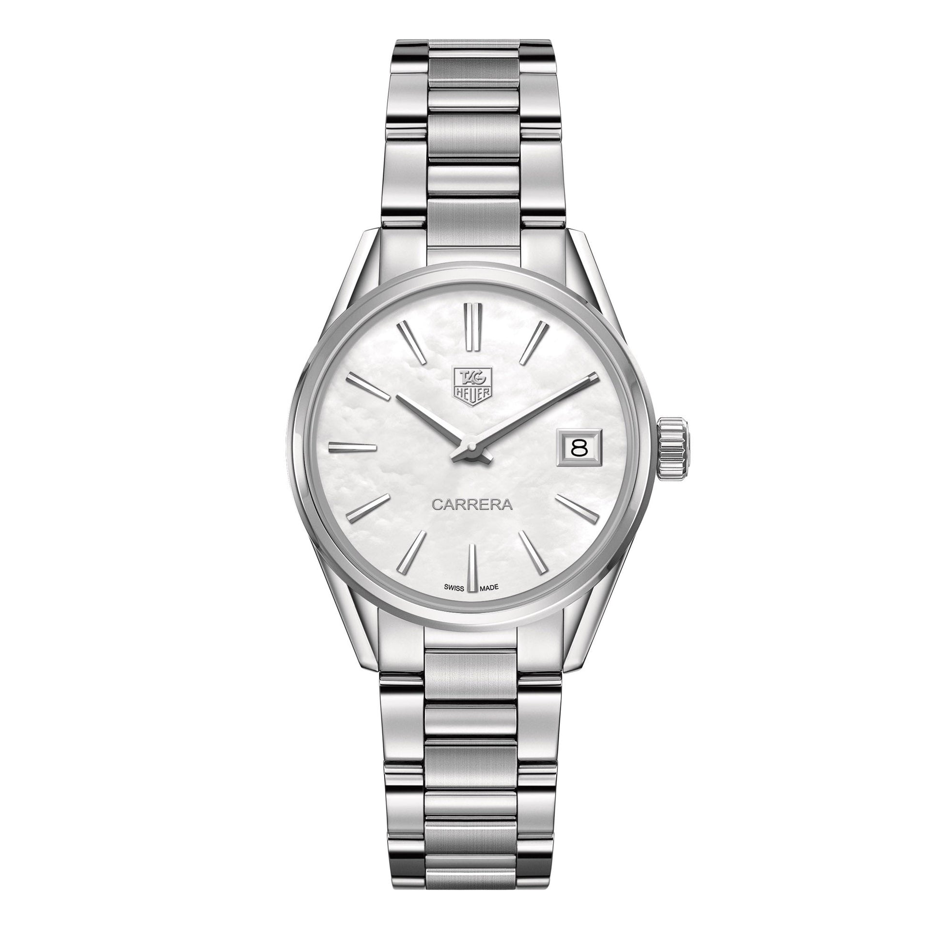 TAG Heuer Carrera Quartz Ladies Mother of Pearl Steel Watch